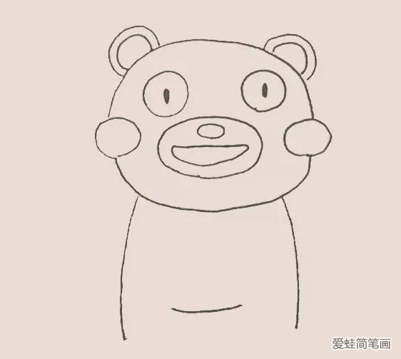 简笔画之熊本熊