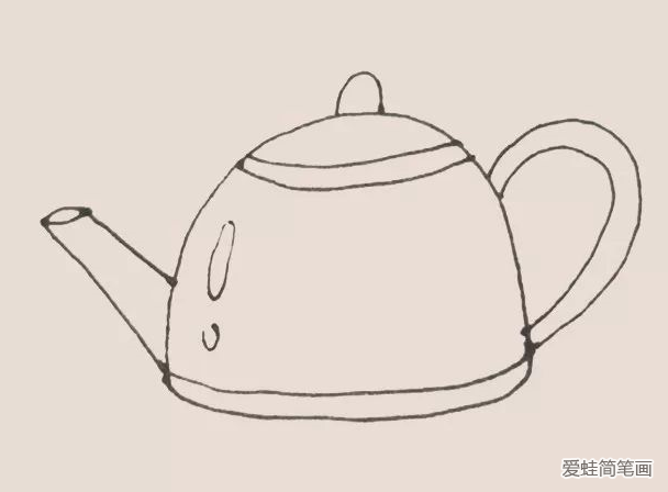 茶壶简笔画