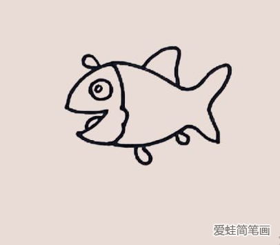 小鱼简笔画
