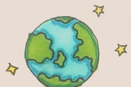 地球简笔画