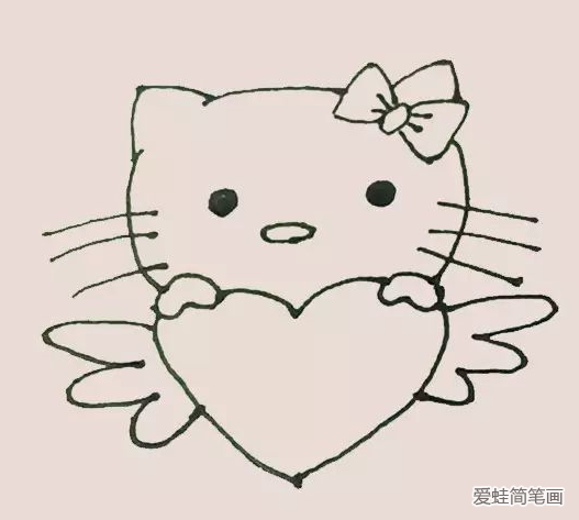 Hello kitty简笔画