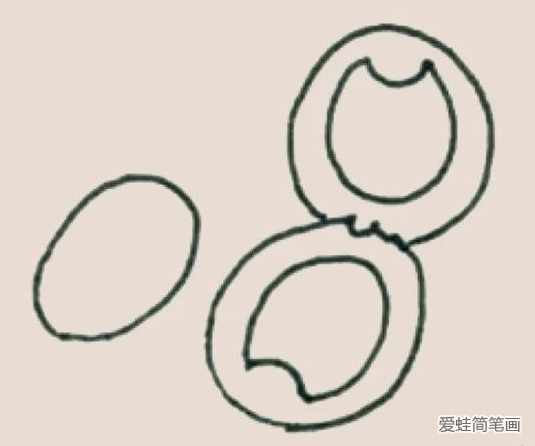粉饼简笔画
