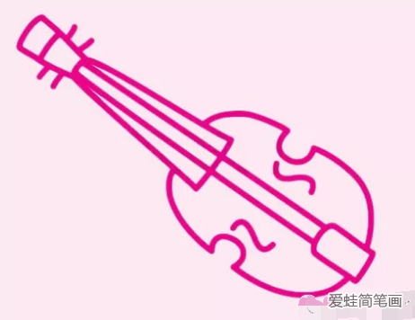 小提琴的画法