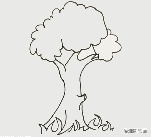 大树怎么画？