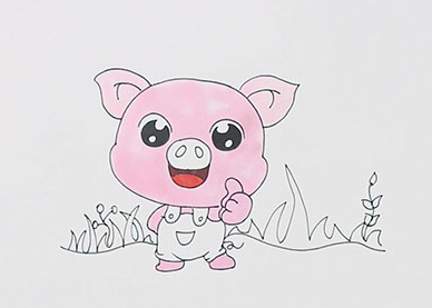 小猪先生简笔画