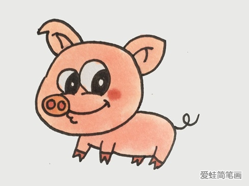 小猪是怎么画的