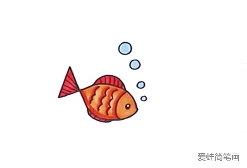 用数字画小鱼怎么画