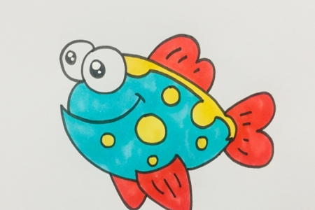 热带鱼怎么画