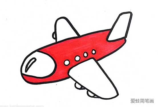 儿童飞机怎么画