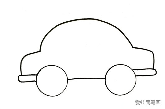 儿童怎样画汽车