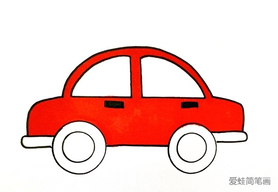 儿童怎样画汽车