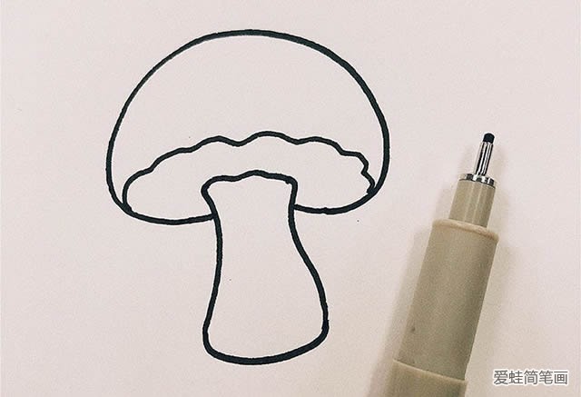蘑菇简笔画带颜色怎么画
