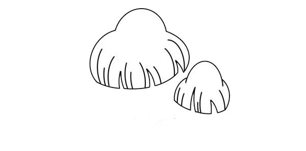蘑菇简笔画简