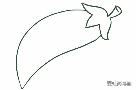 豌豆简笔画的画法