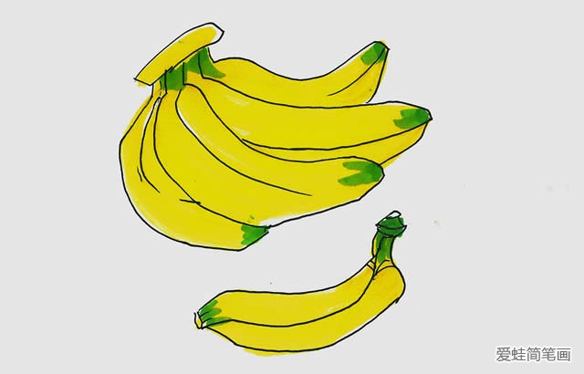 一把香蕉简笔画