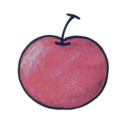 涂色的苹果简笔画图片