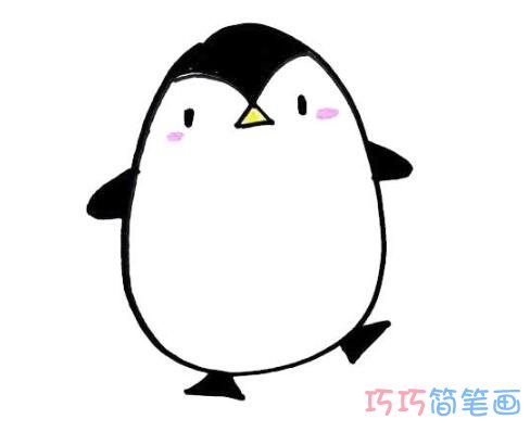 超可爱小企鹅简笔画