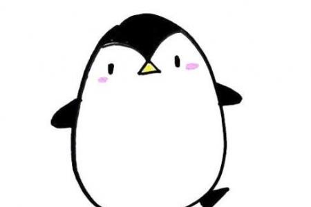 超可爱小企鹅简笔画