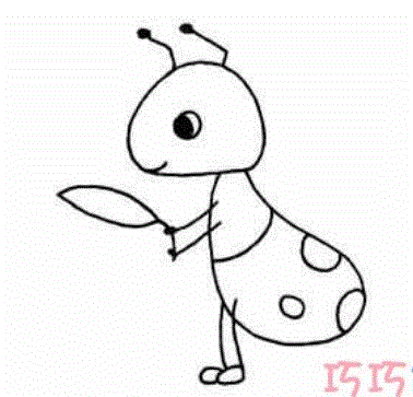 蚂蚁怎么画简单