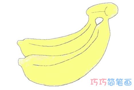 手绘香蕉简笔画