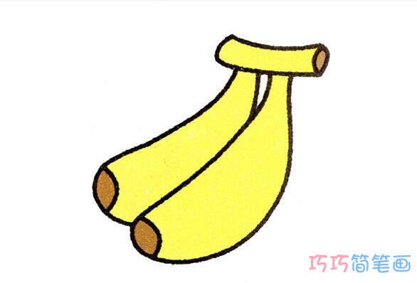 彩色香蕉怎么画好看带步骤图