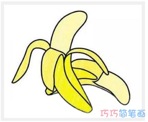 简单卡通香蕉画法步骤