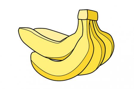 一把香蕉简笔画