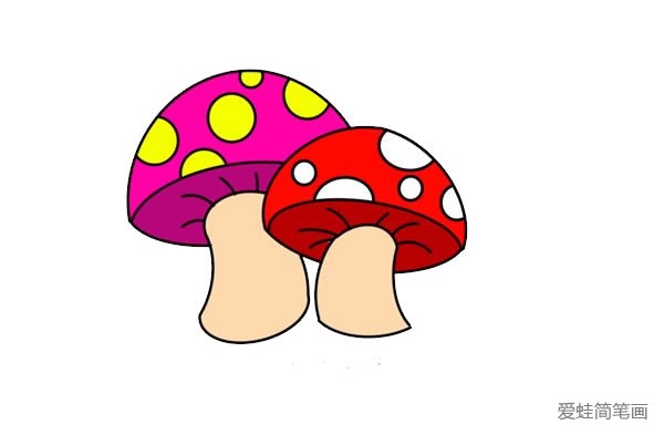 蘑菇图画大全图片