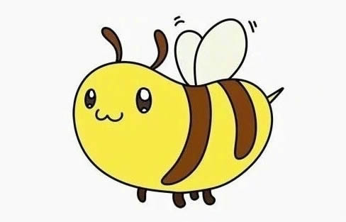 卡通蜜蜂简笔画