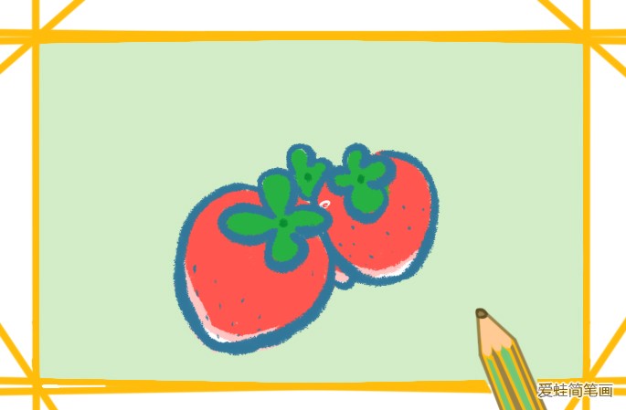 好看的草莓简笔画