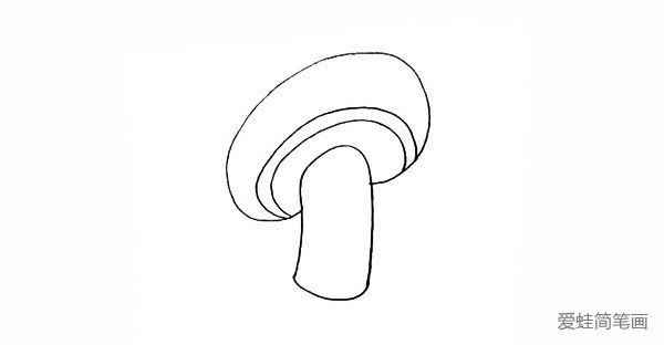 卡通蘑菇怎么画