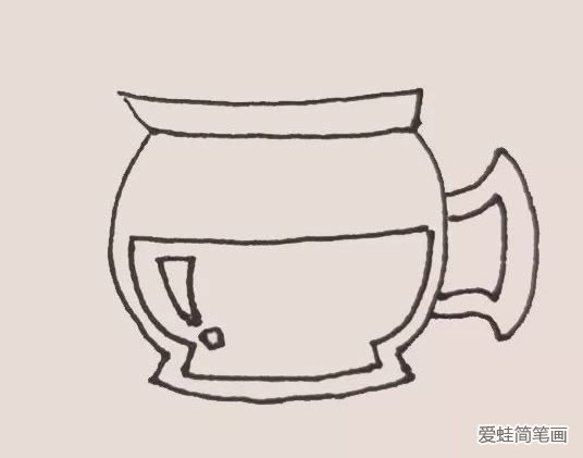 咖啡壶简笔画
