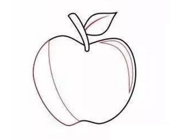 苹果简笔画