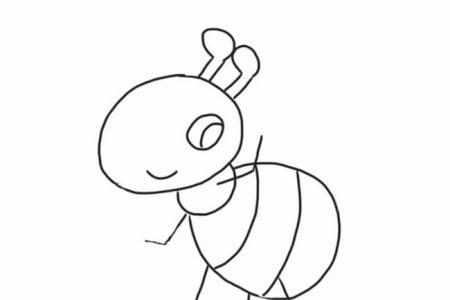 小蚂蚁简笔画