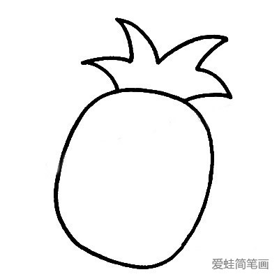 菠萝简笔画