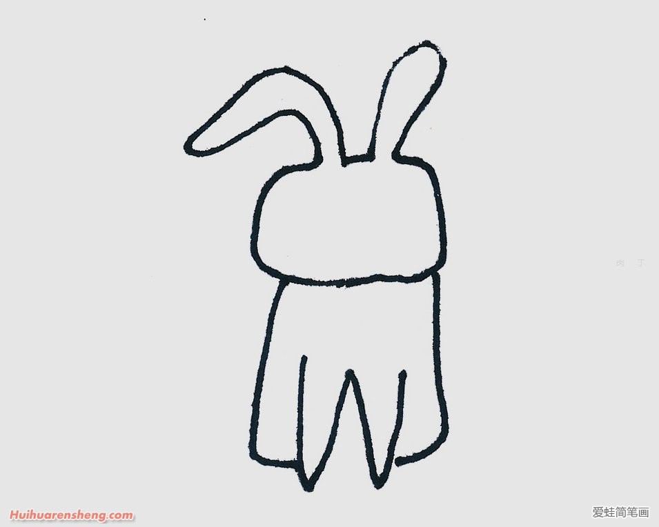 小兔子简笔画