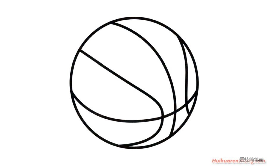 篮球简笔画