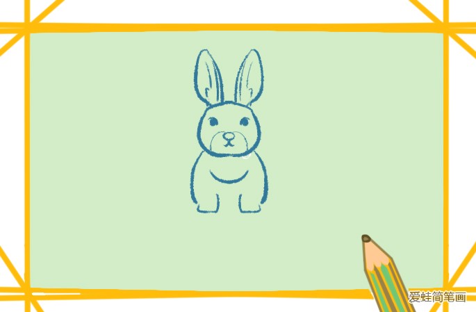 白兔简笔画