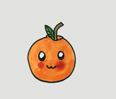 橙子简笔画