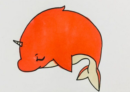 大鱼海棠鲲简笔画
