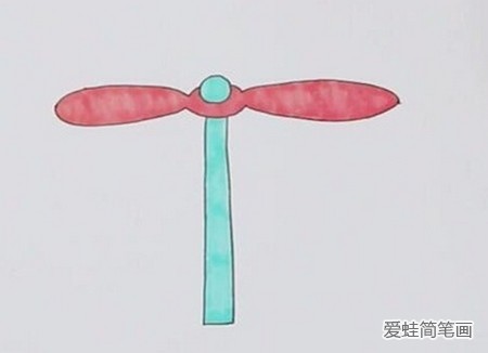 竹蜻蜓简笔画