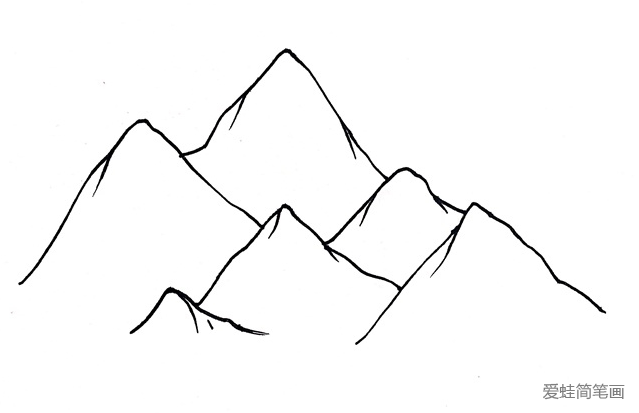 喜马拉雅山怎么画