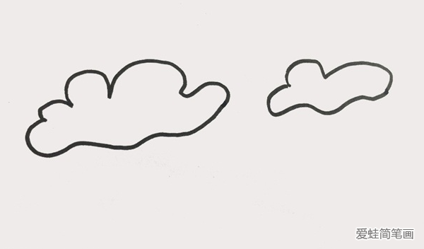 简单的云怎么画