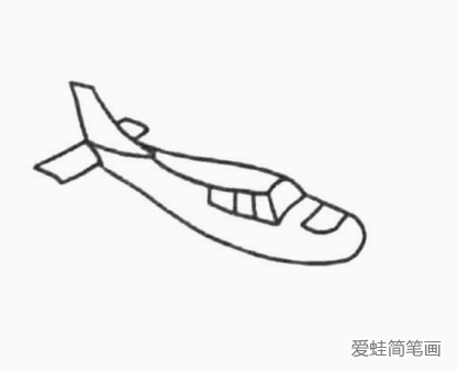 简单飞机怎么画