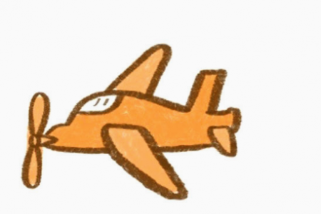 可爱飞机怎么画简单