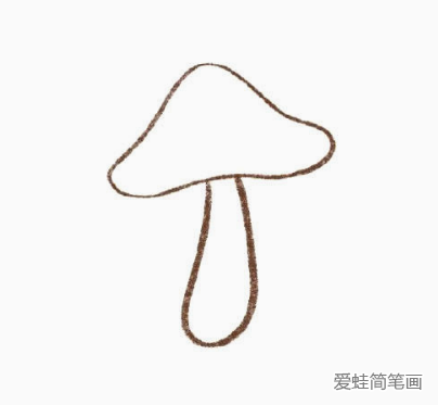 可爱小蘑菇怎么画
