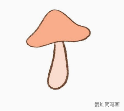可爱小蘑菇怎么画