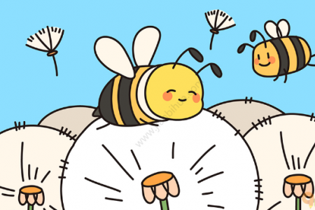 蜜蜂简笔画 嗡嗡嗡我们最勤劳