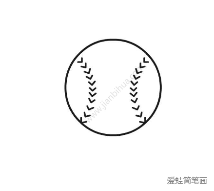 棒球简笔画简单
