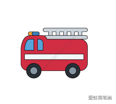 消防车简笔画